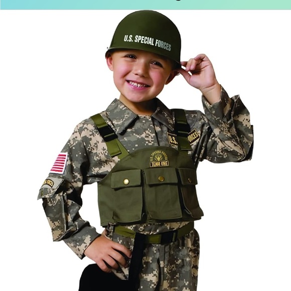 US SPECIAL FORCES COSTUME SIZE L 12-14 - Picture 3 of 5